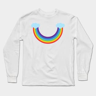 Smiling Rainbow Happy Smile Long Sleeve T-Shirt